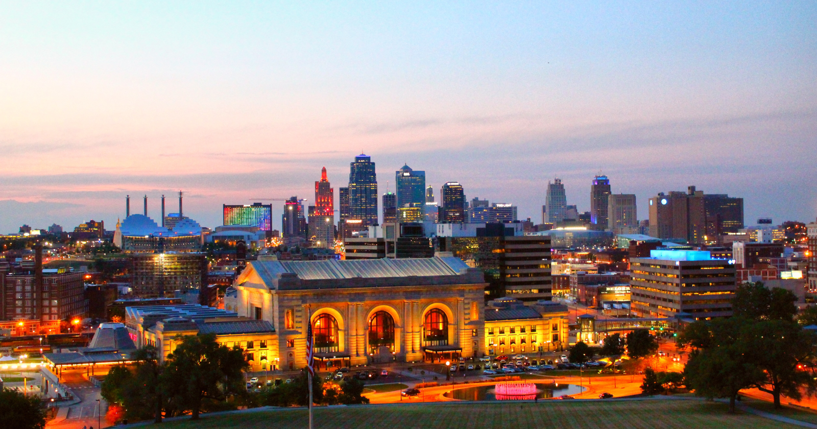 Kansas City skyline representing local drug intervention resources